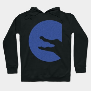 Minimalist Alligator Moon Hoodie